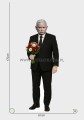 Jarosław Kaczyński (2) kwiaty z kartonu sklep internetowy